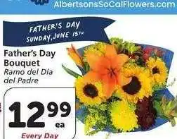 Albertsons Father's Day Bouquet - Ramo del Día del Padre offer