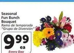 Albertsons Seasonal Fun Bunch Bouquet - Ramo de temporada Grupo de Diversión offer