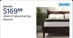 Walmart Full Size Mattress, JIAVA 12 Hybrid Mattress Individually Pocket Innerspring Mattress in a Box offer