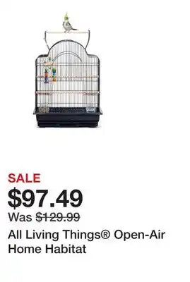 Petsmart All Living Things Open-Air Home Habitat offer