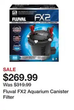 Petsmart Fluval FX2 Aquarium Canister Filter offer
