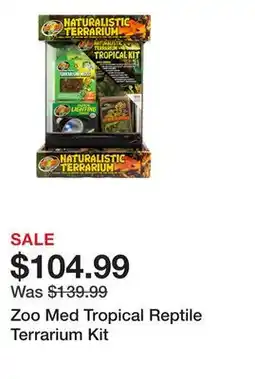 Petsmart Zoo Med Tropical Reptile Terrarium Kit offer