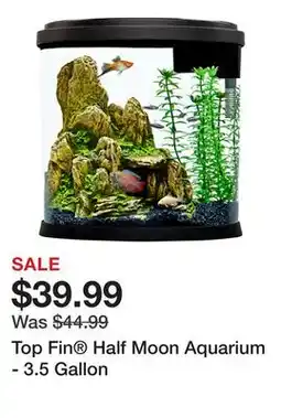Petsmart Top Fin Half Moon Aquarium - 3.5 Gallon offer