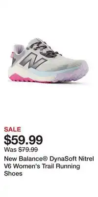 Kohl's New Balance DynaSoft Nitrel V6 Women's Trail Running Shoes offer