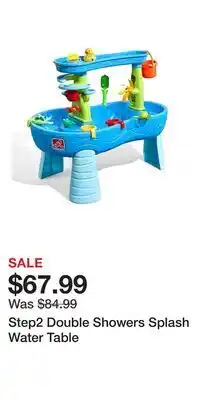 Kohl's Step2 Double Showers Splash Water Table offer