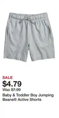 Kohl's Baby & Toddler Boy Jumping Beans Active Shorts offer