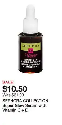 Kohl's SEPHORA COLLECTION Super Glow Serum with Vitamin C + E offer