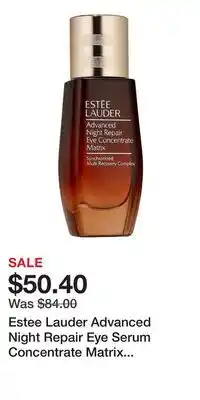 Kohl's Estee Lauder Advanced Night Repair Eye Serum Concentrate Matrix Synchronized Multi-Recovery Complex offer