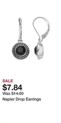 Kohl's Napier Drop Earrings offer