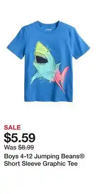 Kohl's Boys 4-12 Jumping Beans Short Sleeve Graphic Tee offer