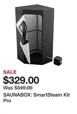 Dick's Sporting Goods SAUNABOX: SmartSteam Kit Pro offer