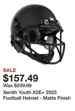 Dick's Sporting Goods Xenith Youth X2E+ 2023 Football Helmet - Matte Finish offer