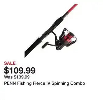Dick's Sporting Goods PENN Fishing Fierce IV Spinning Combo offer