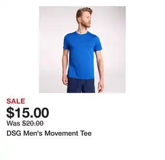 Dick's Sporting Goods DSG Men's Movement Tee offer