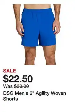 Dick's Sporting Goods DSG Men's 6 Agility Woven Shorts offer