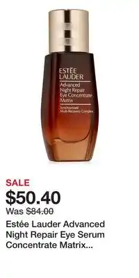 Nordstrom Estée Lauder Advanced Night Repair Eye Serum Concentrate Matrix Synchronized Multi-Recovery Complex offer