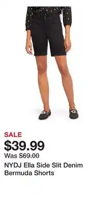 Nordstrom NYDJ Ella Side Slit Denim Bermuda Shorts offer