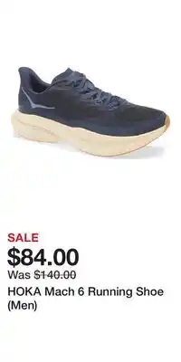 Nordstrom HOKA Mach 6 Running Shoe (Men) offer
