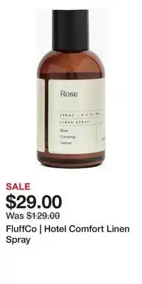 Nordstrom FluffCo | Hotel Comfort Linen Spray offer