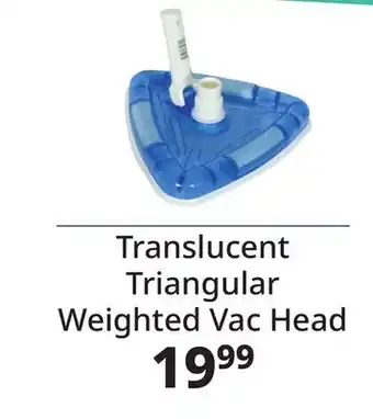 Ocean State Job Lot SwimWorks Deluxe Weighted Triangular Vacuum Head offer