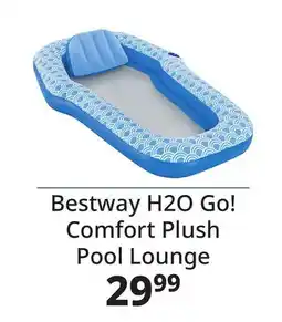 Ocean State Job Lot Bestway H2O Go! Comfort Plush Pool Lounge offer