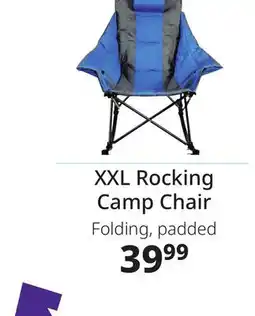 Ocean State Job Lot Rocking Camp Chair XXL offer