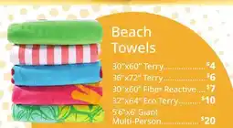 Ocean State Job Lot Beach Towels offer