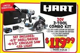 Ollie's 20V 3-TOOL COMBO KIT offer