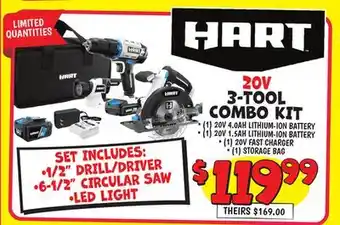Ollie's 20V 3-TOOL COMBO KIT offer