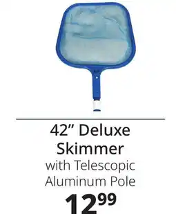Ocean State Job Lot SwimWorks Leaf Skimmer with Telescopic Pole offer