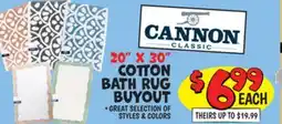 Ollie's 20 X 30 COT ON BATH RUG offer
