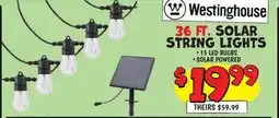 Ollie's 36 ft. SOLAR STRING LIGHTS offer