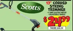Ollie's 13 CORDED STRING TRIMMER offer