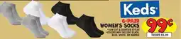 Ollie's 6-PAIR WOMEN'S SOCKS offer