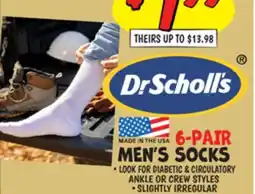 Ollie's 6-PAIR MEN'S SOCKS offer