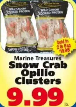 Save a Lot Marine treasures snow crab opilio clusters offer