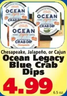 Save a Lot Ocean legacy blue crab dips offer