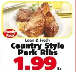 Save a Lot Country style pork ribs offer