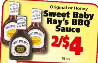 Save a Lot Sweet baby ray's bbq sauce offer