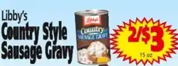 Save a Lot Libby's country style sausage gravy offer