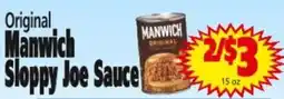Save a Lot Manwich sloppy joe sauce offer