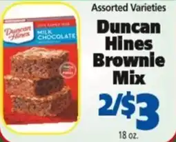 Save a Lot Duncan hines brownie mix offer