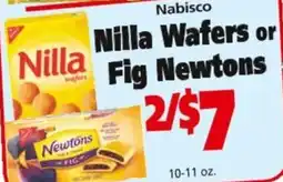 Save a Lot Nabisco nilla wafers or fig newtons offer