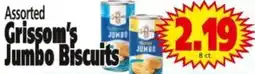 Save a Lot Grissom's jumbo biscuits offer