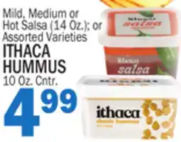 Bravo Supermarkets ITHACA HUMMUS 10 Oz. Cntr offer