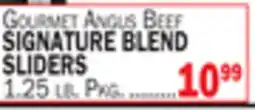Bravo Supermarkets GOURMET ANGUS BEEF SIGNATURE BLEND SLIDERS offer