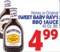 Bravo Supermarkets SWEET BABY RAY'S BBQ SAUCE offer