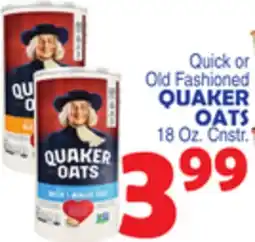 Bravo Supermarkets QUAKER OATS offer