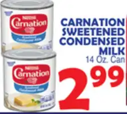 Bravo Supermarkets CARNATION SWEETENED CONDENSED MILK offer