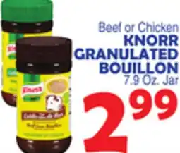 Bravo Supermarkets KNORR GRANULATED BOUILLON offer